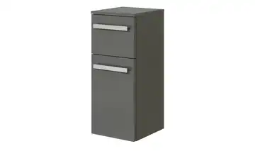 calmoquick Bad Hängeschrank Steingrau, Hochglanzlack