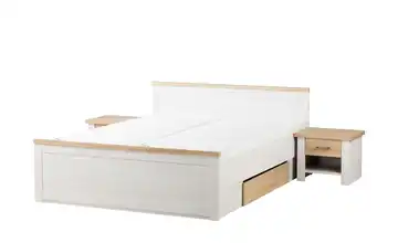 Bett mit 2 Nachtkommoden