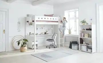 FLEXA Hochbett mit senkrechter Leiter