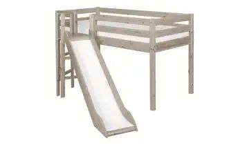 FLEXA Halbhohes Bett mit Rutsche Flexa Classic