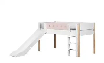 FLEXA Halbhohes Bett mit Rutsche