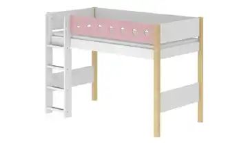 FLEXA Mittelhohes Bett mit Leiter