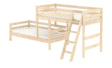 FLEXA Mittelhohes Kombibett mit Leiter Flexa Classic