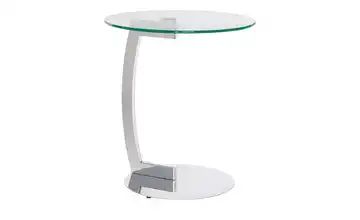 Beistelltisch Metall Glas