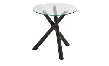 Beistelltisch Holz Glas