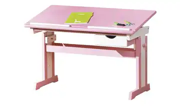 Schreibtisch Rosa / Weiß