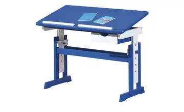 Schreibtisch Blau / Weiß