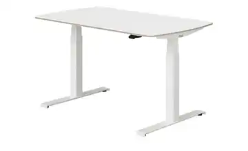 PAIDI Schreibtisch e-lion 130 cm Kreideweiß / Weiß