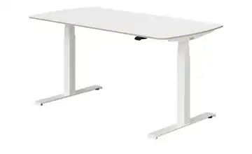 PAIDI Schreibtisch e-lion 150 cm Kreideweiß / Weiß