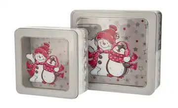 Keksdosen, 2er-Set Schneemann