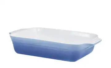 KHG Auflaufform 40 cm Hellblau, Weiß