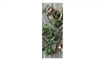Glasbild Herbal Preperation
