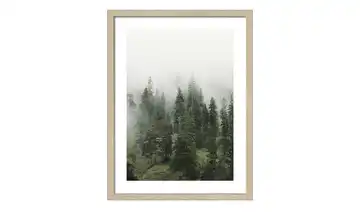 Gerahmtes Bild Slim-Scandic Foggy Trees II