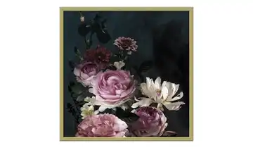 Gerahmtes Bild Slim-Scandic Baroque Flowers IV