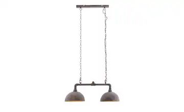 Fischer-Honsel Pendelleuchte, 2-flammig, rostfarben