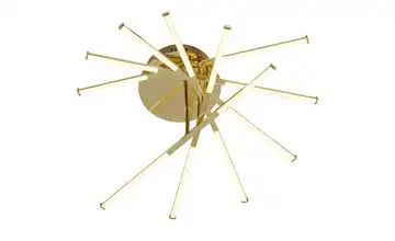 Meisterleuchten LED-Deckenleuchte, Stab-Design, gold
