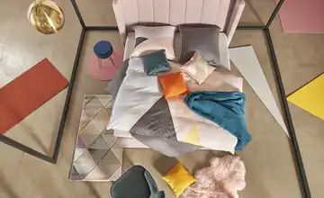 HOME STORY Pendelleuchte, 1-flammig, messingfarben