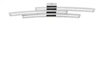 KHG LED-Deckenleuchte, 3-flammig, chrom / gebogen