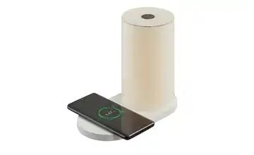 KHG LED-Tischleuchte, Sternenhimmeleffekt mit Qi-Charger