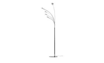 KHG LED-Bogenleuchte, 5-flammig, chrom