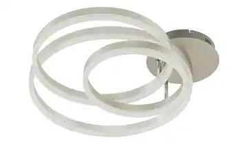 Meisterleuchten LED-Deckenleuchte, 3-flammig, Nickel matt `Ringe´