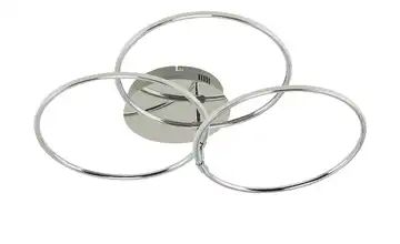KHG LED-Deckenleuchte, 3-flammig, chrom `Ringe´