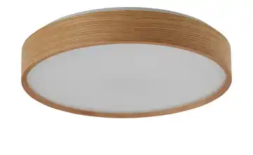 KHG LED-Deckenleuchte, 1-flammig, Eichenholz