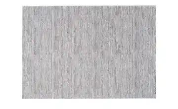 meinTeppich Kurzflorteppich Grau 65x130 cm