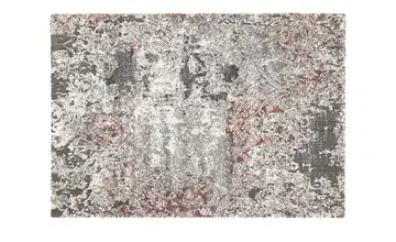 Hochflorteppich 65x130 cm Rosenholz / Grau