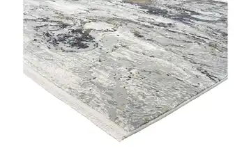 meinTeppich Kurzflorteppich Palermo 80x250 cm Grau, Goldgelb