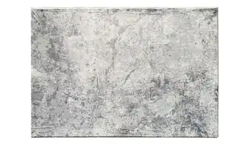 como Kurzflorteppich Velvet Silbergrau 80x150 cm rechteckig