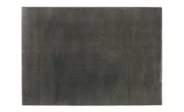 Hochflorteppich Dunkel Grau 65x130 cm
