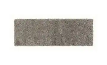 Hochflorteppich Grau 80x200 cm
