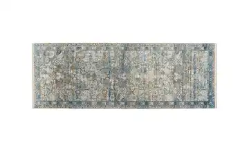 Teppich Grau-Blau 250 cm 80 cm 80x250 cm