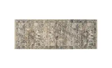Teppich Grau-Gold 250 cm 80 cm 80x250 cm
