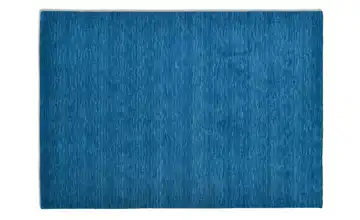 THEKO Handweber Phalguna Blau 70x140 cm