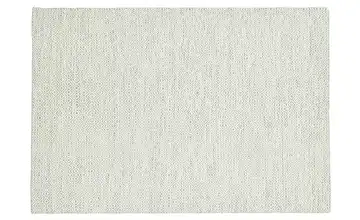 THEKO Wollteppich Beige 130 cm 65 cm 65x130 cm