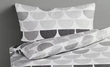 HOME STORY Satin-Bettwäsche Half Dots