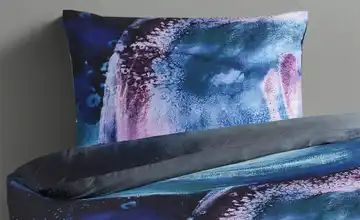 HOME STORY Satin-Bettwäsche ED-568 Cosmic Color
