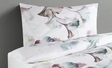 HOME STORY Satin-Bettwäsche ED-591 Ginko