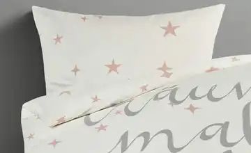 LAVIDA Satin Bettwäsche Stars