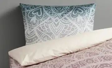 HOME STORY Satin-Bettwäsche Mandala