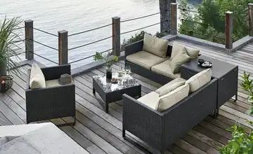 a casa mia Geflecht-Lounge