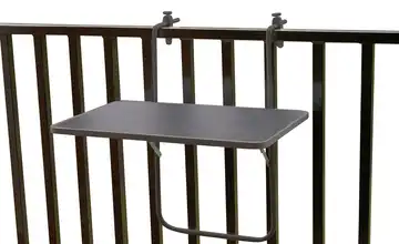 Balkon-Hängetisch Anthrazit