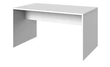Schreibtisch ohne Schubkasten Weiß