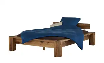  Bettgestell aus Massivholz 