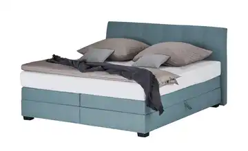 vanDoorn Boxspringbett Chiara Denimblau 200 cm H2