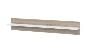 Primo Wandboard Titan Weiß, Eiche sägerau (Nachbildung) 200 cm