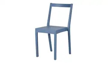 Stapelstuhl Kunststoff hellblau