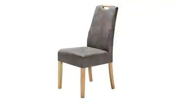 Polsterstuhl Buche Natur Graphit